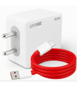 TechBlaze 80 W SuperVOOC 7.3 A Wall Charger for Mobile with Detachable Cable