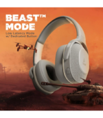 boAt Rockerz 425,25H Battery, BEAST Mode,ENx,Dual Pair, Stream Ad Free Music via App Bluetooth Headset (Ash Grey, On the Ear) - Image 3