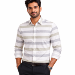 Men’s Stylish Striped Cotton Shirt | Premium Casual Formal Shirt for Men | Full Sleeve Regular Fit Trendy Shirt | Summer Wear Lightweight Designer Shirt for Boys & Men shirt for men mens shirt