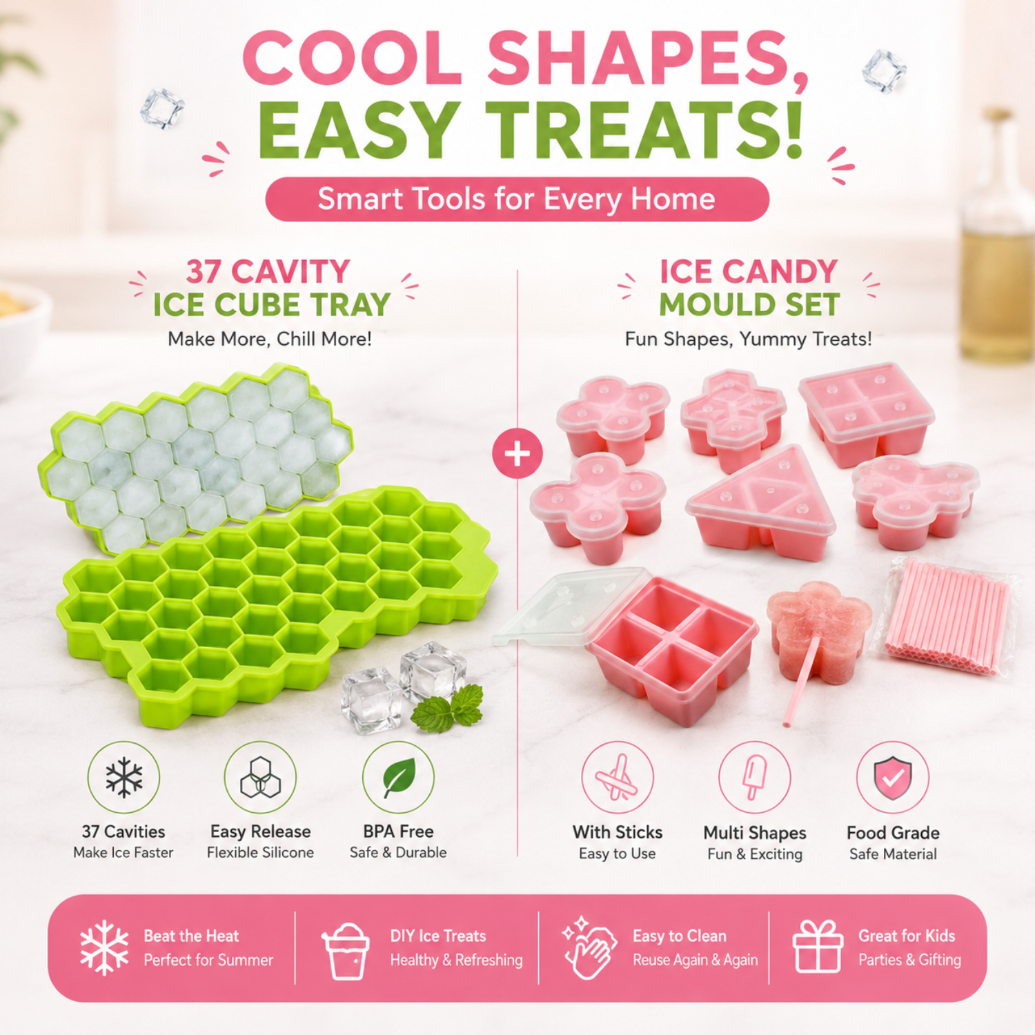 ChatGPT Image Jun 4, 2026, 11_10_56 AM (1) Ice Cube Tray and Ice Candy Mould Combo with 37 Cavity Silicone Tray and Popsicle Mould Set