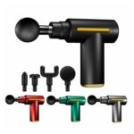 Cordless Deep Tissue Massage Gun with 4 Heads & 6 Speed Levels | Full Body Massager - Image 4