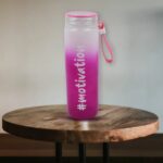 350ml glass water bottle combo set stylish reusable water bottle with strap