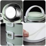 2 Layer Stainless Steel Lunch Box | Premium Hot Tiffin Box For Office School - Image 3