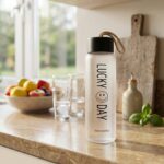 350ml Glass Water Bottle Combo | Stylish Leakproof Reusable Bottle Set - Image 3