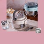 400ml Stainless Steel Insulated Lunch Box With Leakproof Lid Folding Spoon - Image 3