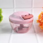 Apex Power-X 500ml Hand Pull Vegetable Chopper with Triple Stainless Steel Blades - Image 3