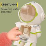 Astronaut Shape Water Dispenser Bottle | Kids Straw Drinking Water Cup - Image 3