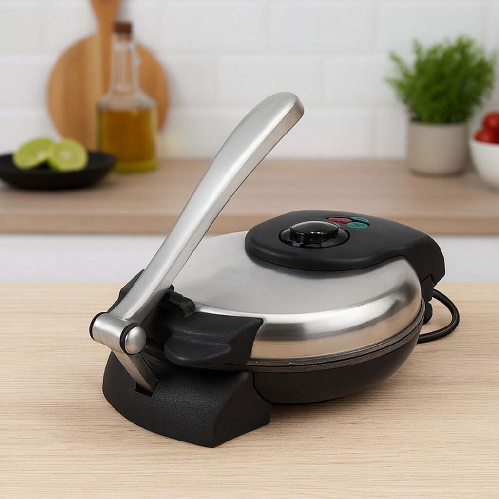 Orbit 1000W Stainless Steel Roti Maker with Non-Stick Surface