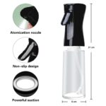 Premium Glass Oil Spray Bottle 300ml | Refillable Kitchen Oil Dispenser Sprayer - Image 2