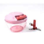 Apex Power-X 500ml Hand Pull Vegetable Chopper with Triple Stainless Steel Blades - Image 2