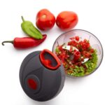 Manual Push Vegetable Chopper | Hand Press Food Chopper & Onion Cutter - Image 3