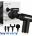 Cordless Deep Tissue Massage Gun with 4 Massage Heads and 6 Speed Levels