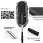 Premium Microfiber Car Duster with Extendable Handle for Dust-Free Cleaning - Image 2