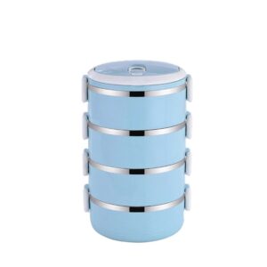 4 layer stainless steel lunch box premium multi layer tiffin box for office school travel