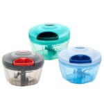 Manual Push Vegetable Chopper | Hand Press Food Chopper & Onion Cutter - Image 5