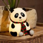 Panda 7 Color LED Silicone Touch Lamp | Soft Touch Rechargeable Night Light - Image 3