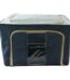 Foldable cloth storage box 50x40 cm with transparent window and zip closure for clothes organization