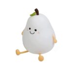 Pear Silicone Night Lamp | Multi-Color LED Touch Control Bedside Lamp - Image 6