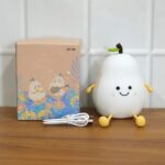 Pear Silicone Night Lamp | Multi-Color LED Touch Control Bedside Lamp - Image 2